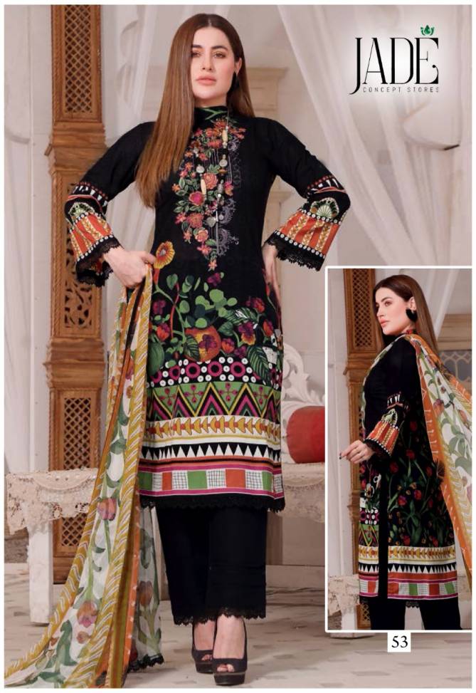 Jade Firdous Urbane 6 Casual Daily Wear Karachi Cotton Dress Material Collection